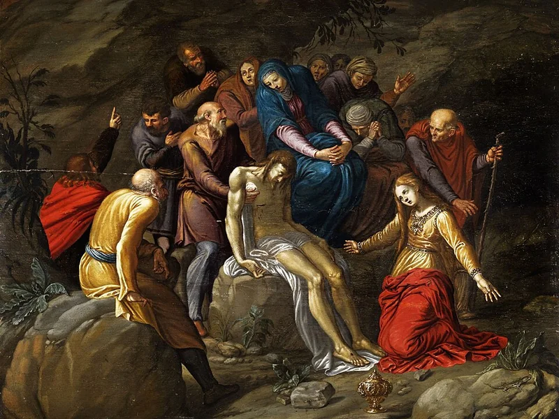 1637-Giovanni Monevi - Sepoltura di Cristo